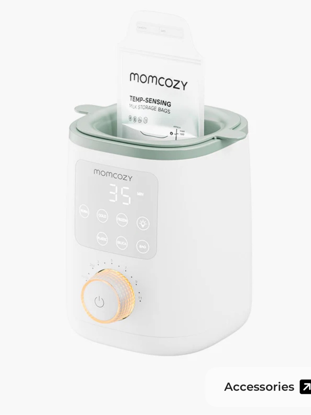 Momcozy Nutri Smart Analog Baby Bottle Warmer with Digital Controls